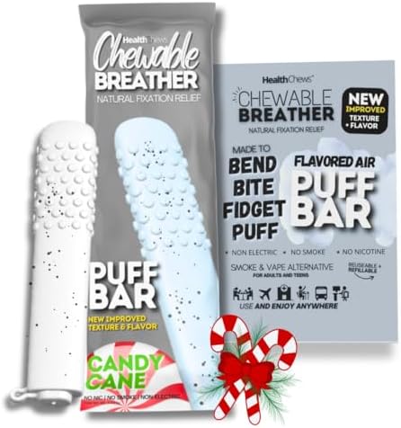 Pufr Edición Limitada Aroma Menta para Alivio de Ansiedad y Dejar de Fumar de Forma Natural con Aceite Esencial | Inhalador Masticable para Dejar de - imagen 1