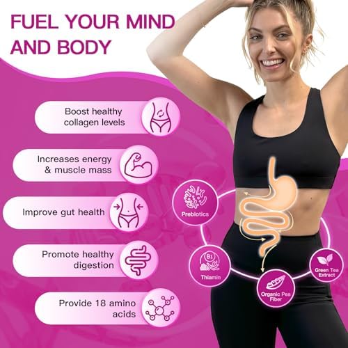 ZEBORA Polvo de Péptidos de Colágeno 50 Porciones - Colágeno Hidrolizado Tipo I II III V X con Ácido Hialurónico, Biotina y Vitamina C - Apoyo para - imagen 4