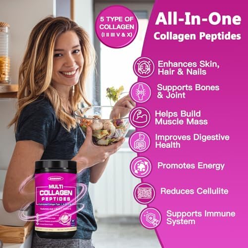 ZEBORA Polvo de Péptidos de Colágeno 50 Porciones - Colágeno Hidrolizado Tipo I II III V X con Ácido Hialurónico, Biotina y Vitamina C - Apoyo para - imagen 5