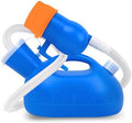 Orinal portátil para hombres OOCOME, botella urinaria a prueba de derrames para adultos mayores, orinal de cama con embudo suave y manguera larga, - imagen 1