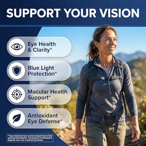 Gomitas de vitaminas para ojos Clean Nutra Luteína y Zeaxantina + Arándano, Ginkgo Biloba, Vitamina B12, 60 piezas - OcuFlow - imagen 2