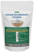Bicarbonato de Sodio en Polvo Orgánico, Grado 1 Sin Aluminio, Natural y Puro para Cocinar, 1 lb - imagen 1