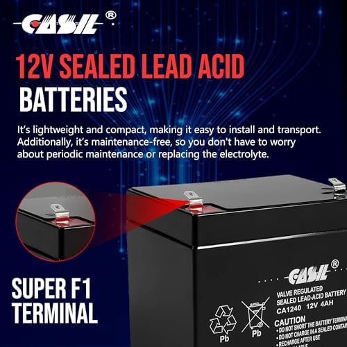 Panel de Seguridad Casil CA-1240 12V 4AH Solex BD124 con Respaldo de Alarma DSC - imagen 6