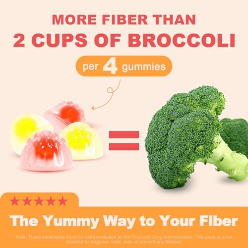 Gomitas de Fibra para Adultos 10g con Probióticos, Suplemento Vegano Sin Azúcar con Super Greens Orgánicos y Enzimas Digestivas, 120 Unidades - imagen 2