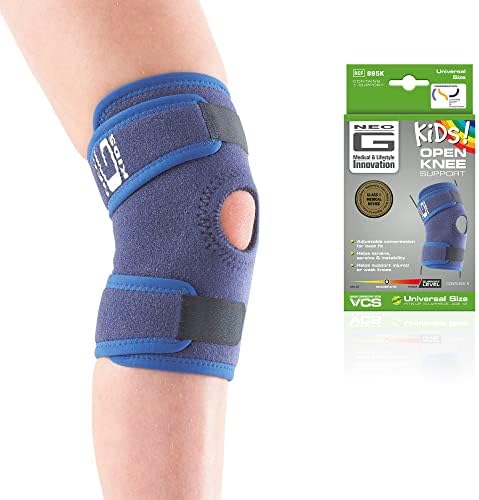 Férula para Rodilla NEO G Kids con Patela Abierta para Niños - Alivio de Dolor en Articulaciones, Menisco, Osgood Schlatter, Esguinces y Artritis - imagen 1
