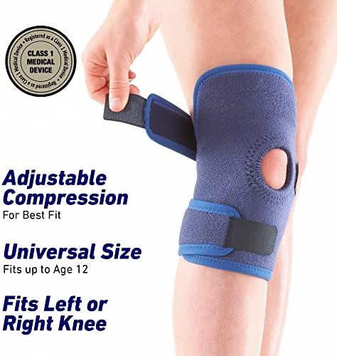 Férula para Rodilla NEO G Kids con Patela Abierta para Niños - Alivio de Dolor en Articulaciones, Menisco, Osgood Schlatter, Esguinces y Artritis - imagen 4