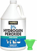 Limpiador de Peróxido de Hidrógeno HARRIS Sin Fragancia Listo para Usar, 3% Concentración, 128oz, Ideal para Cocina, Baño, Lavandería y Limpieza del - imagen 1