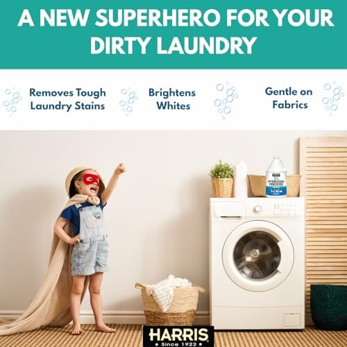 Limpiador de Peróxido de Hidrógeno HARRIS Sin Fragancia Listo para Usar, 3% Concentración, 128oz, Ideal para Cocina, Baño, Lavandería y Limpieza del - imagen 3