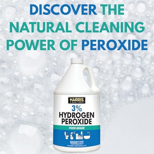 Limpiador de Peróxido de Hidrógeno HARRIS Sin Fragancia Listo para Usar, 3% Concentración, 128oz, Ideal para Cocina, Baño, Lavandería y Limpieza del - imagen 6
