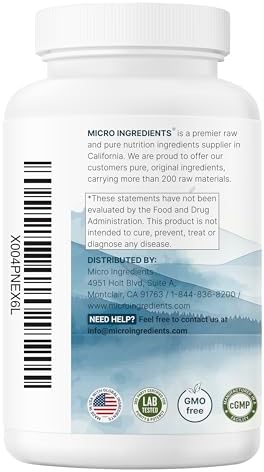 Magnesio Glicinato Triple Fuerza 1,500mg por Porción, 240 Cápsulas | 500mg por Cápsula | Magnesio Quelado de Fácil Absorción | Soporte para Músculos, - imagen 7