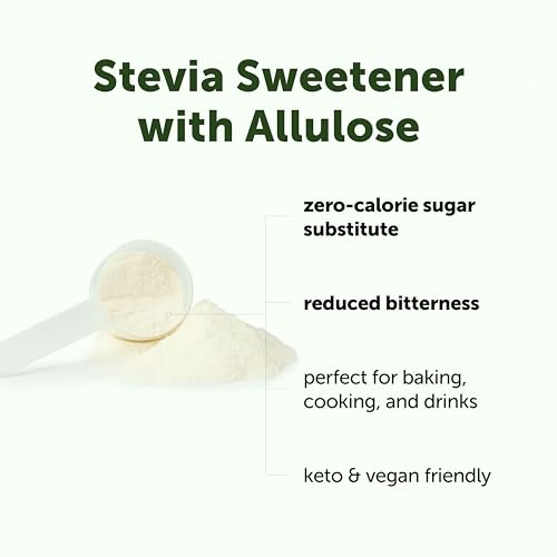 Stevia en Polvo con Alulosa, 4 lb (64 oz) | Sustituto de Azúcar Sin Calorías | Sin Eritritol | 453 Porciones | Amigable con Keto y Vegano | No GMO - imagen 5