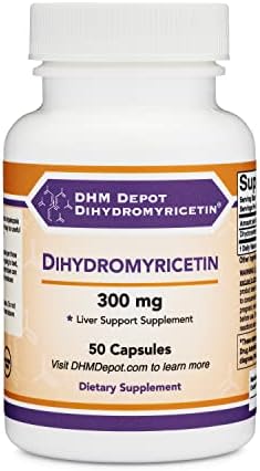 Dihidromiricetina (DHM) 50 Cápsulas, 300mg, Suplemento para el Hígado (Pruebas de Terceros) (DHM Depot) No GMO, Libre de Gluten (Desintoxicación y - imagen 5