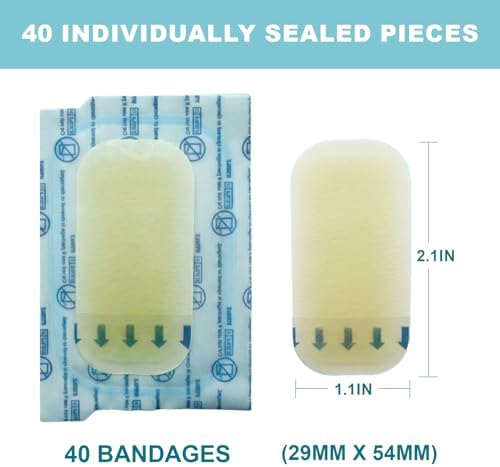 Curitas Hidrocoloides Avanzadas Dodanros para Cicatrización Rápida, 2.32 x 1.14 in, Paquete de 40 Unidades - imagen 4
