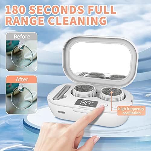 Limpiador Ultrasónico Portátil MUGLE para Lentes de Contacto con Cargador USB - Compatible con Lentes Desechables, de Color y RGP - Viajes y Hogar - imagen 5