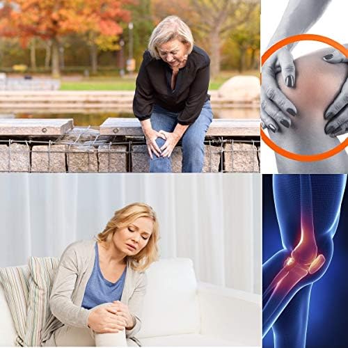 Calentadores de Rodilla Elásticos de Algodón SENIOR ICARE, Mangas para Rodillas para Hombres y Mujeres - Soporte Circulatorio y Alivio del Dolor - imagen 7