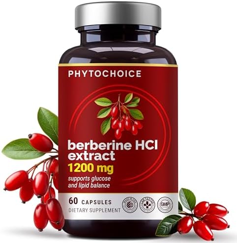 Berberina HCl Pura 1200mg – Suplemento de Alta Absorción para Salud Metabólica, Soporte Avanzado de Metabolismo de Glucosa, Equilibrio Digestivo y - imagen 1