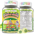 Multivitamínico NEVISS para Niños y Adolescentes de 4 a 17 Años con Hierro, Omega 3 y D3K2, Gominolas Orgánicas de Superalimentos, Sin Azúcar - imagen 1