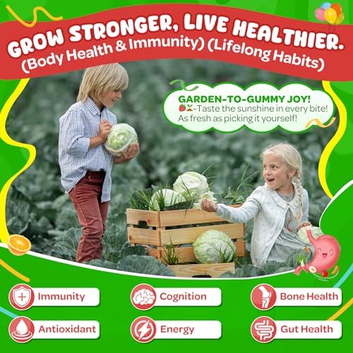 Multivitamínico NEVISS para Niños y Adolescentes de 4 a 17 Años con Hierro, Omega 3 y D3K2, Gominolas Orgánicas de Superalimentos, Sin Azúcar - imagen 6