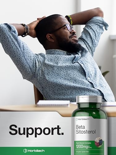Horbäach Beta Sitosterol 1200mg | 240 Cápsulas Blandas | Suplemento de Fuerza Mega | Complejo de Esteroles Vegetales | Sin OGM, Libre de Gluten - imagen 6