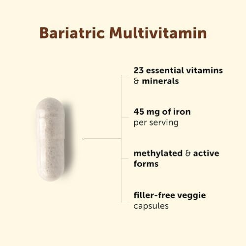 Multivitamínico Bariátrico Metilado Micro Ingredients con 45mg de Hierro para Mujeres y Hombres, 240 Cápsulas Veganas | 23 Vitaminas Esenciales con - imagen 4