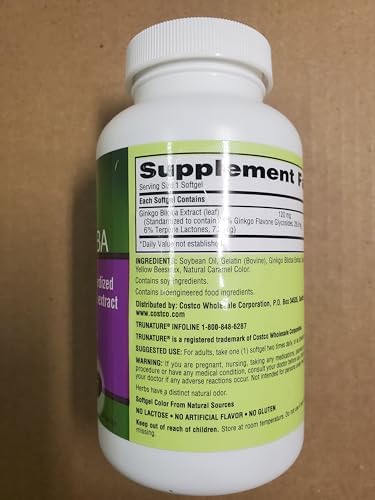 OProCyn Tru Nature Ginkgo Biloba 340 Cápsulas Blandas - imagen 4