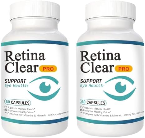 Suplemento Vunexo Retina Clear Pro para la Salud Ocular, con Minerales y Vitaminas, Luteína y Extracto de Arándano, Alivio de Fatiga Visual y Enfoque - imagen 1