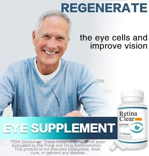 Suplemento Vunexo Retina Clear Pro para la Salud Ocular, con Minerales y Vitaminas, Luteína y Extracto de Arándano, Alivio de Fatiga Visual y Enfoque - imagen 3