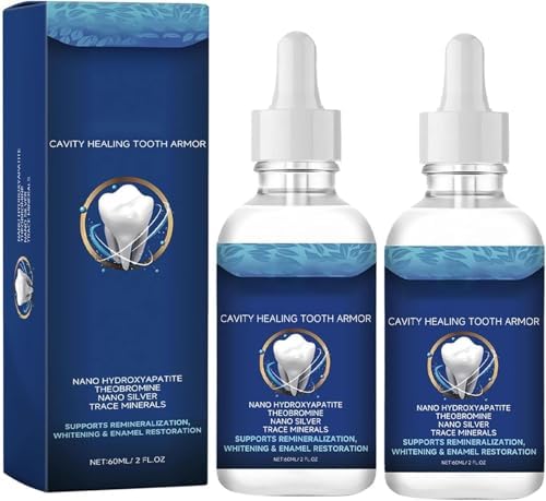 Armadura Dental Dentite para Sanar Cavidades, 2 piezas, Líquido Transparente que Ayuda a Mantener Encías Saludables - imagen 1