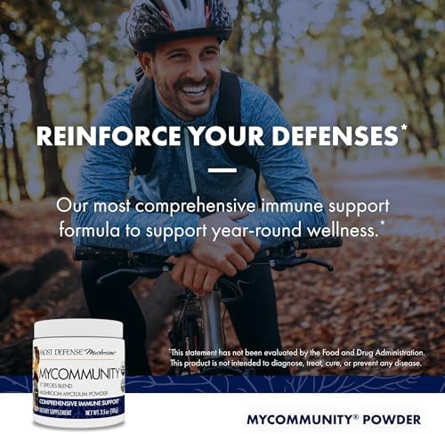 Suplemento en Polvo Host Defense MyCommunity - Mezcla de 17 Especies de Hongos para Apoyo Inmunológico - Extracto con Melena de León, Reishi, Chaga, - imagen 5