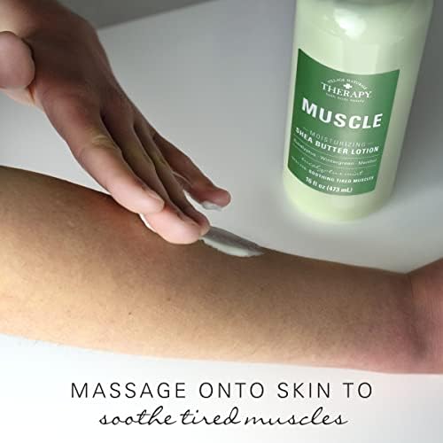 Loción de Manteca de Karité Village Naturals Therapy para Músculos, Aroma de Eucalipto y Menta, 16 fl oz, Paquete de 3 - imagen 5