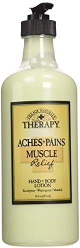 Loción de Manteca de Karité Village Naturals Therapy para Músculos, Aroma de Eucalipto y Menta, 16 fl oz, Paquete de 3 - imagen 8
