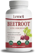 Suplemento de Remolacha Morvyn Lemeli 1300mg, 60 Cápsulas, 100% Puro, Sin OGM y Libre de Gluten - imagen 1