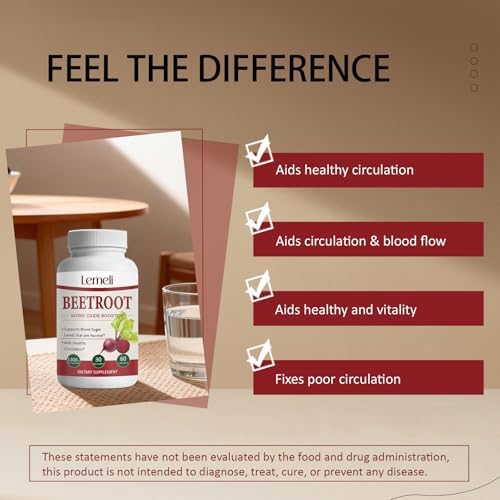 Suplemento de Remolacha Morvyn Lemeli 1300mg, 60 Cápsulas, 100% Puro, Sin OGM y Libre de Gluten - imagen 2