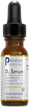 Suero de Vitamina D3 de Premier Research Labs - Gotas de Aceite Líquido de Vitamina D para Adultos, 5000 IU, Sublingual - 0.43 Fl Oz, 1 Botella - imagen 1
