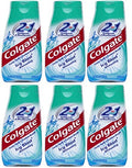 Pasta dental y enjuague bucal Colgate 2 en 1 Blanqueador Icy Blast, 4.6 tubos, 27.6 oz, paquete de 6 - imagen 1