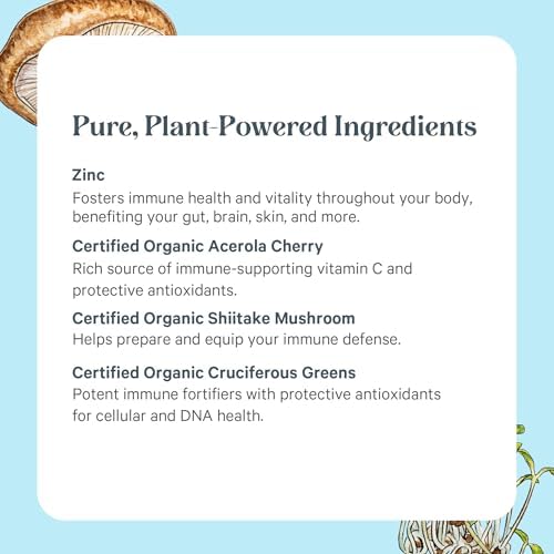 Complejo de Zinc PURE SYNERGY | Suplemento Natural y Vegano para el Sistema Inmunológico | Con Vitamina C y Alimentos Orgánicos (60 Cápsulas) - imagen 5