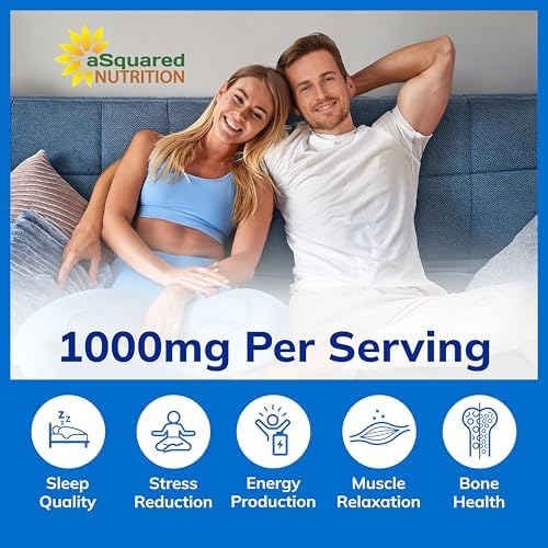 Glicinato de Magnesio 1000mg con Vitamina D3 y B6 - Suplemento Natural para Sueño, Músculos y Huesos - 120 Cápsulas - imagen 7