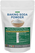 Bicarbonato de Sodio en Polvo BioWisdom Nutraceuticals, Orgánico, Grado 1, Sin Aluminio, Natural, 1lb, Suplemento para Estómago y Riñones - imagen 1