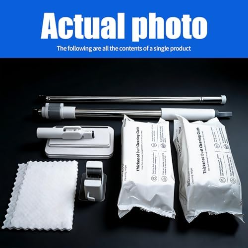 Mopa y Barrido Mini SOPAMI con Mango Extensible de 55, Ideal para Esquinas, Paredes y Pisos de Madera y Mármol, Incluye 2 Paños Reutilizables y 1 - imagen 7