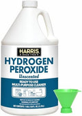 HARRIS Peróxido de Hidrógeno Listo para Usar, 128oz, para Cocina, Baño, Lavandería y Hogar, con Embudo de Llenado Fácil, Sin Fragancia - imagen 1