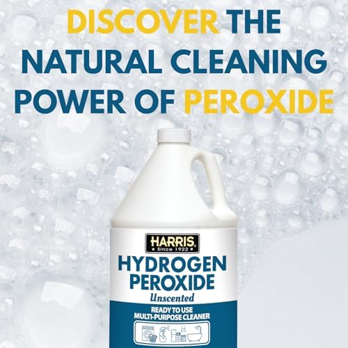 HARRIS Peróxido de Hidrógeno Listo para Usar, 128oz, para Cocina, Baño, Lavandería y Hogar, con Embudo de Llenado Fácil, Sin Fragancia - imagen 5