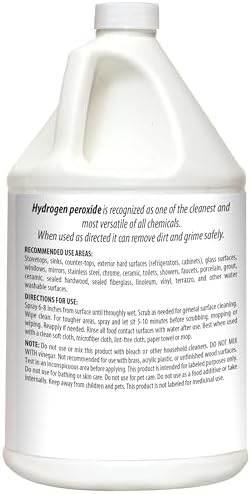 HARRIS Peróxido de Hidrógeno Listo para Usar, 128oz, para Cocina, Baño, Lavandería y Hogar, con Embudo de Llenado Fácil, Sin Fragancia - imagen 6