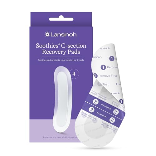 Lansinoh Paquetes Esenciales para Recuperación Post-Cesárea, 4 Almohadillas Esterilizadas para Alivio y Cuidado de Cicatrices, Ideal para el Registro - imagen 6