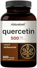NatureBell Quercetina 500mg - 300 Cápsulas - Suplemento Ultra Potente para Apoyo Inmunológico Saludable* - Dihidratado de Sophora Japonica - Forma - imagen 1