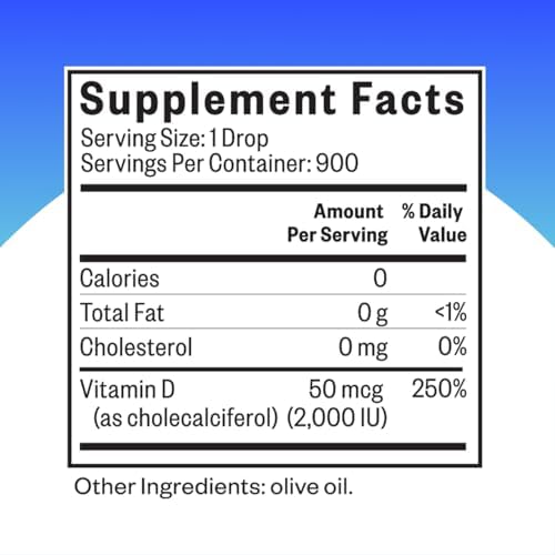 Gotas de Vitamina D3 Seeking Health - Suplemento para Huesos y Sistema Inmunológico - Vitamina D3 Líquida con Aceite de Oliva - 1 oz, 900 Porciones - imagen 2