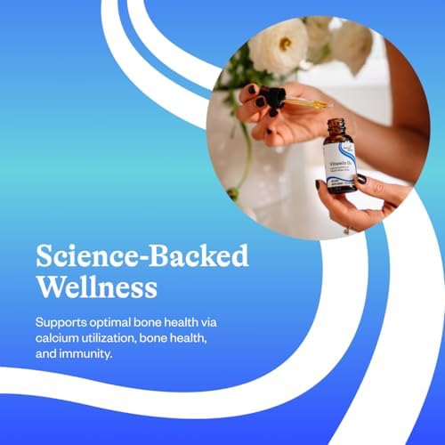 Gotas de Vitamina D3 Seeking Health - Suplemento para Huesos y Sistema Inmunológico - Vitamina D3 Líquida con Aceite de Oliva - 1 oz, 900 Porciones - imagen 4