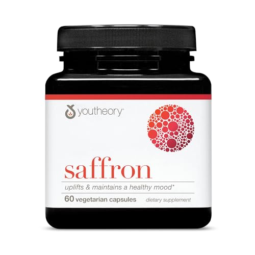 Youtheory Azafrán - 60 Cápsulas (Suministro para 30 Días) - Cápsulas Certificadas con Ashwagandha y Rhodiola Rosea - Mejora y Mantiene el Estado de - imagen 3