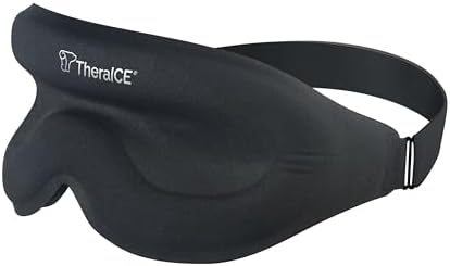 Máscara de Sueño TheraICE + Gel Refrescante - Máscara de Ojos con Peso 100% Oscura 3D para Relajación y Sueño Cómodo | Unisex - imagen 5