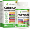 Suplemento Ashenutri 10 en 1 para el Cortisol con Magnesio, Ashwagandha, Rhodiola Rosea y L Teanina, Equilibrio Hormonal para Mujeres, 120 Cápsulas - imagen 1