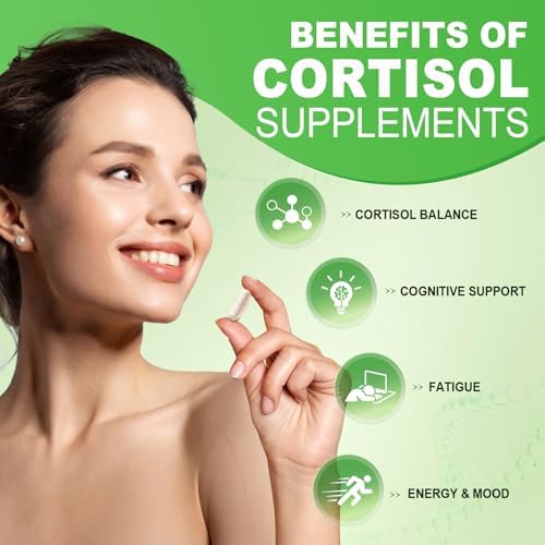 Suplemento Ashenutri 10 en 1 para el Cortisol con Magnesio, Ashwagandha, Rhodiola Rosea y L Teanina, Equilibrio Hormonal para Mujeres, 120 Cápsulas - imagen 6